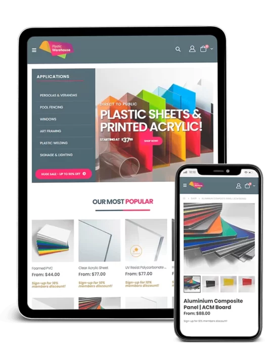 Financial services web design services